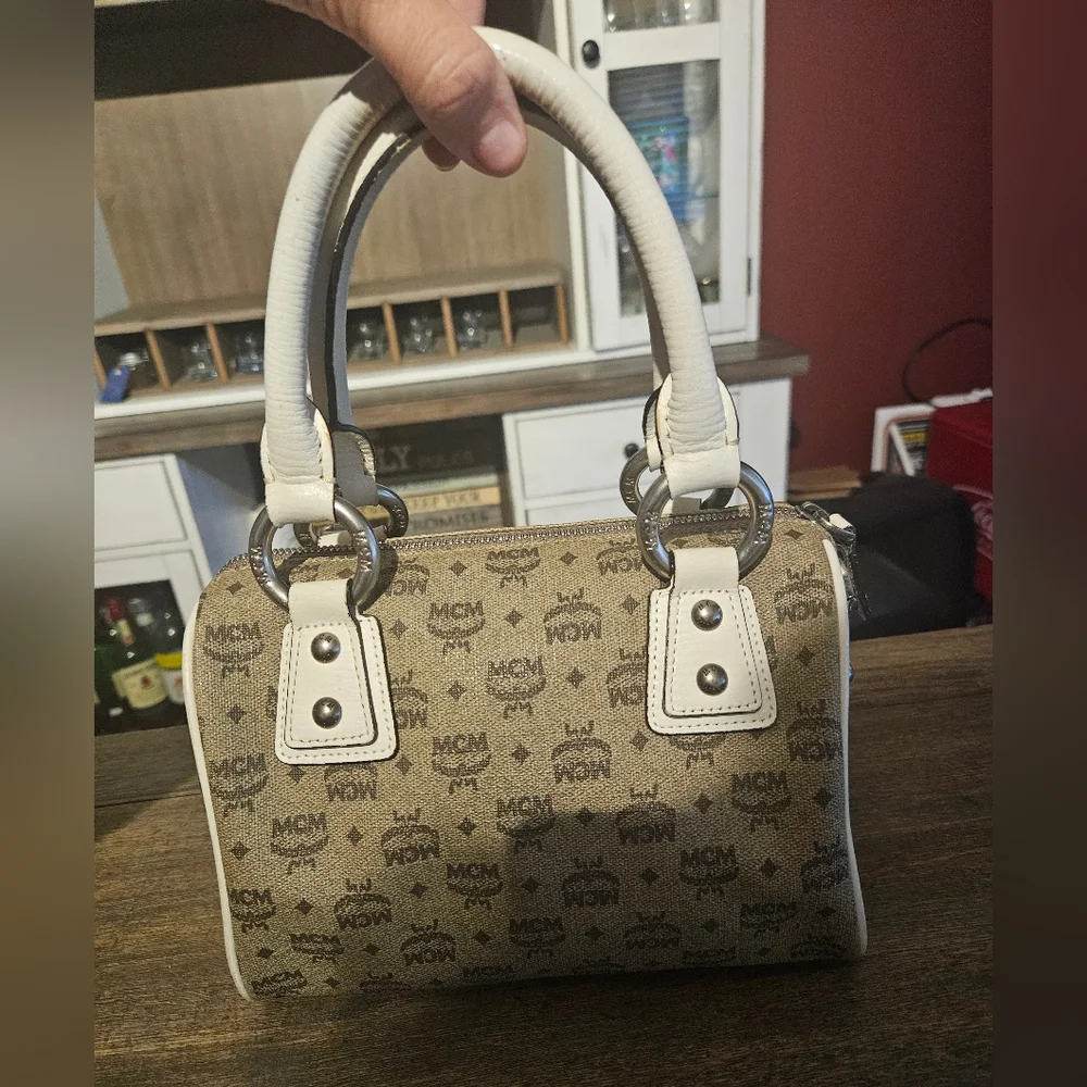 MCM Munchen Mini Bowler Bag - Picture 2 of 16